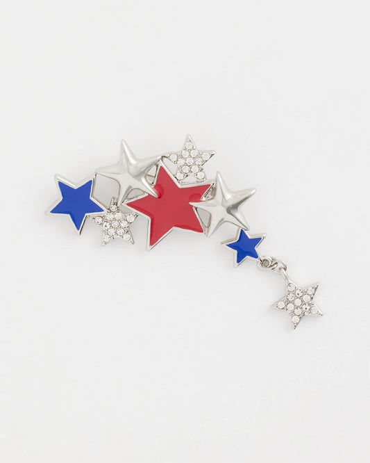 Chico's Smart Buy - Americana Star Brooch Multi