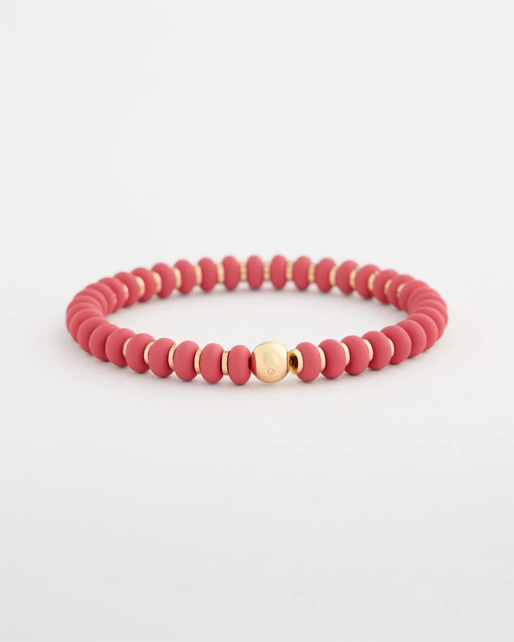 Chico's Great Value - Coral Inspired Round Stretch Bracelet Coral
