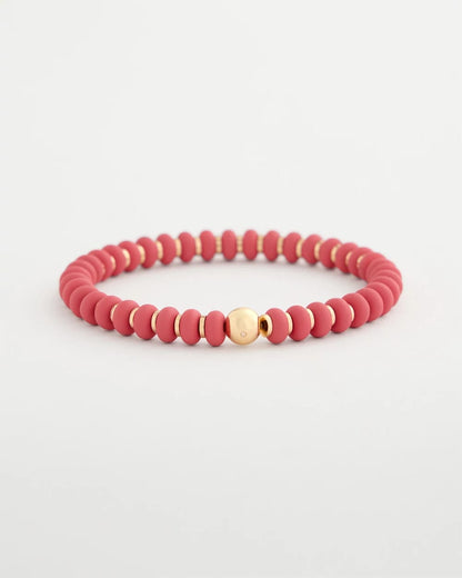 Chico's Great Value - Coral Inspired Round Stretch Bracelet Coral