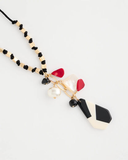 Chico's Best Price - Corded Short Pendant Necklace Multi