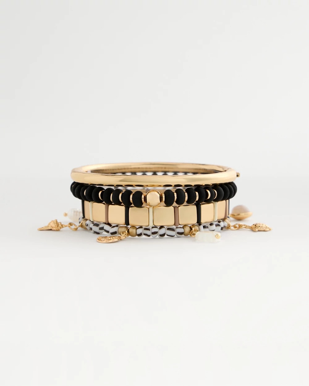Chico's Best Price - Beachy Charm Stretch Bracelet Black