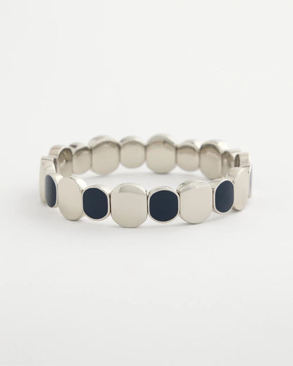 Chico's Hot Sale - Navy Resin Glam Stretch Bracelet Navy