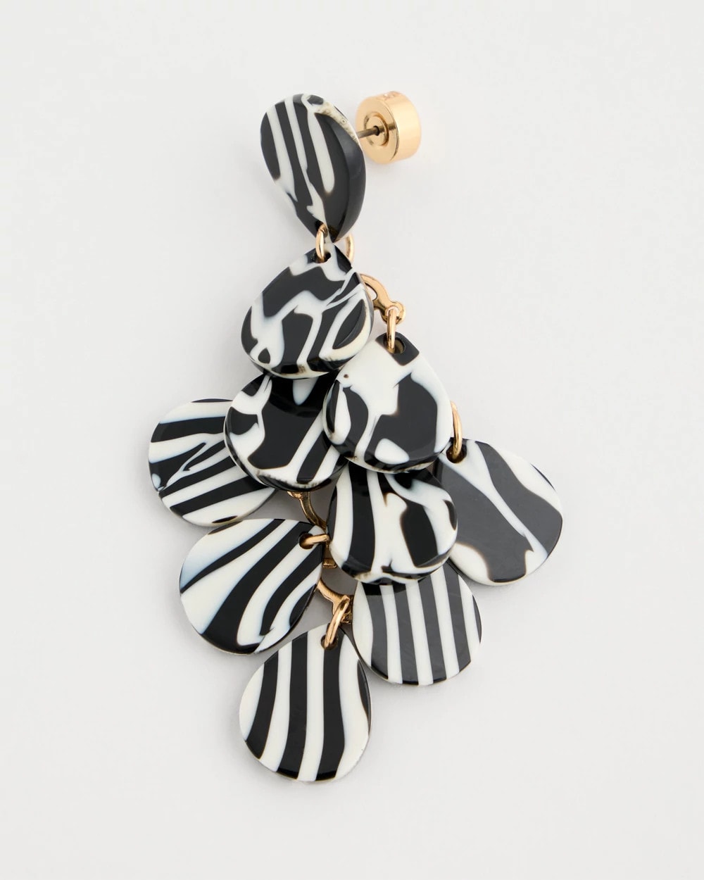 Chico's Exclusive - Chic Chandelier Earrings Black/White