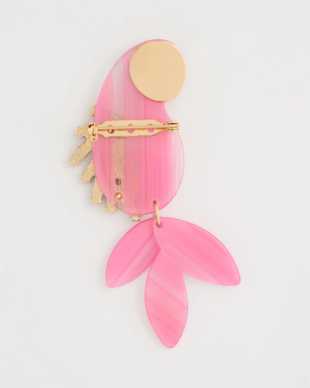 Chico's Classic - Chic Pink Parrot Brooch Pink