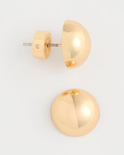 Chico's Value - Mini Goldtone Sphere Stud Earrings Gold