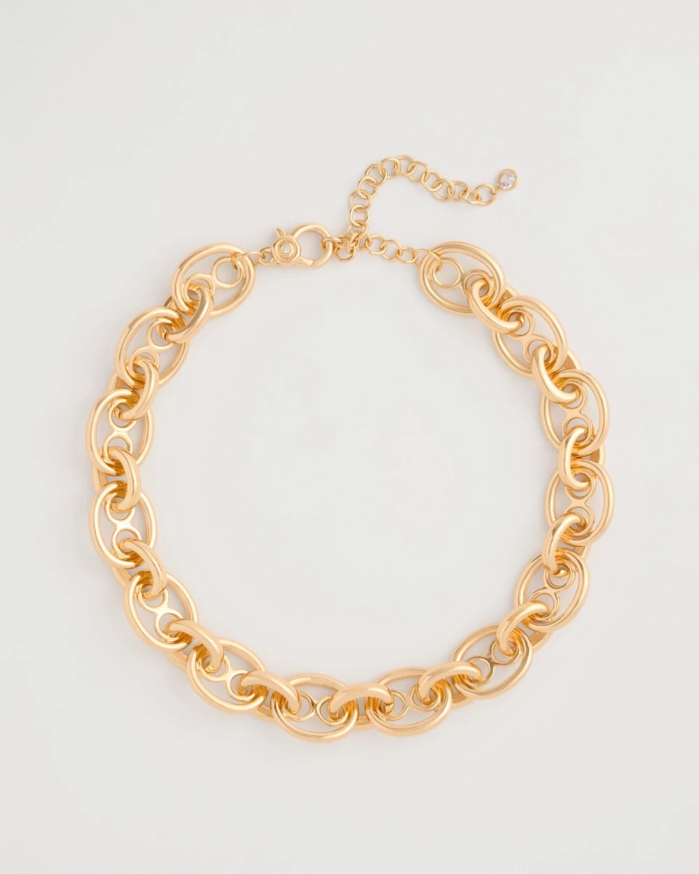 Chico's Top Pick - Mariner Goldtone Link Necklace Gold