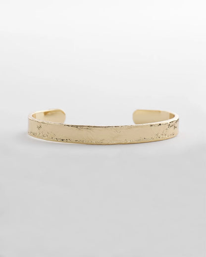Chico's Trending - Goldtone Flexible Cuff Bracelet Gold