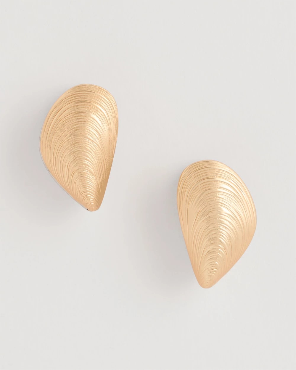 Chico's Trusted - Mixed Metal Shell Earrings Mixed Metals