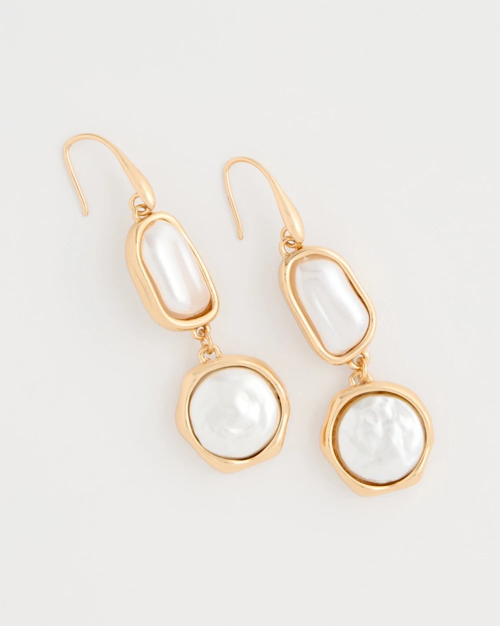 Chico's Value - Siren Faux Pearl Drop Earrings Pearl