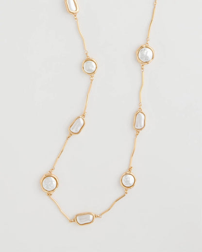 Chico's Sale - Siren Faux Pearl Long Necklace Pearl