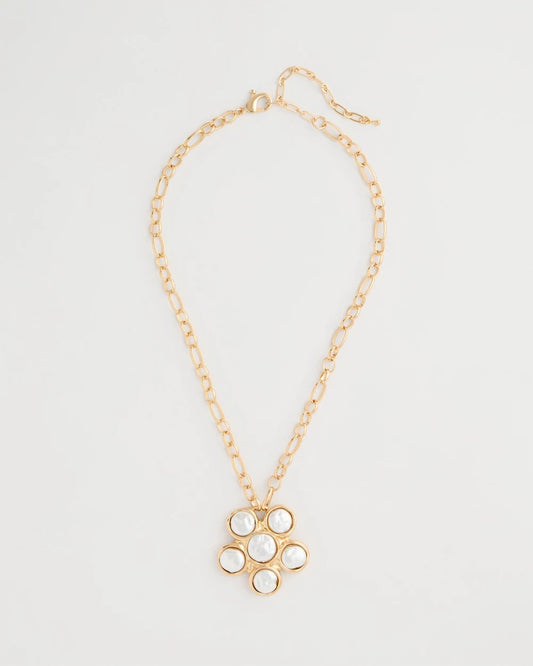 Chico's Popular - Siren Faux Pearl Pendant Necklace Pearl