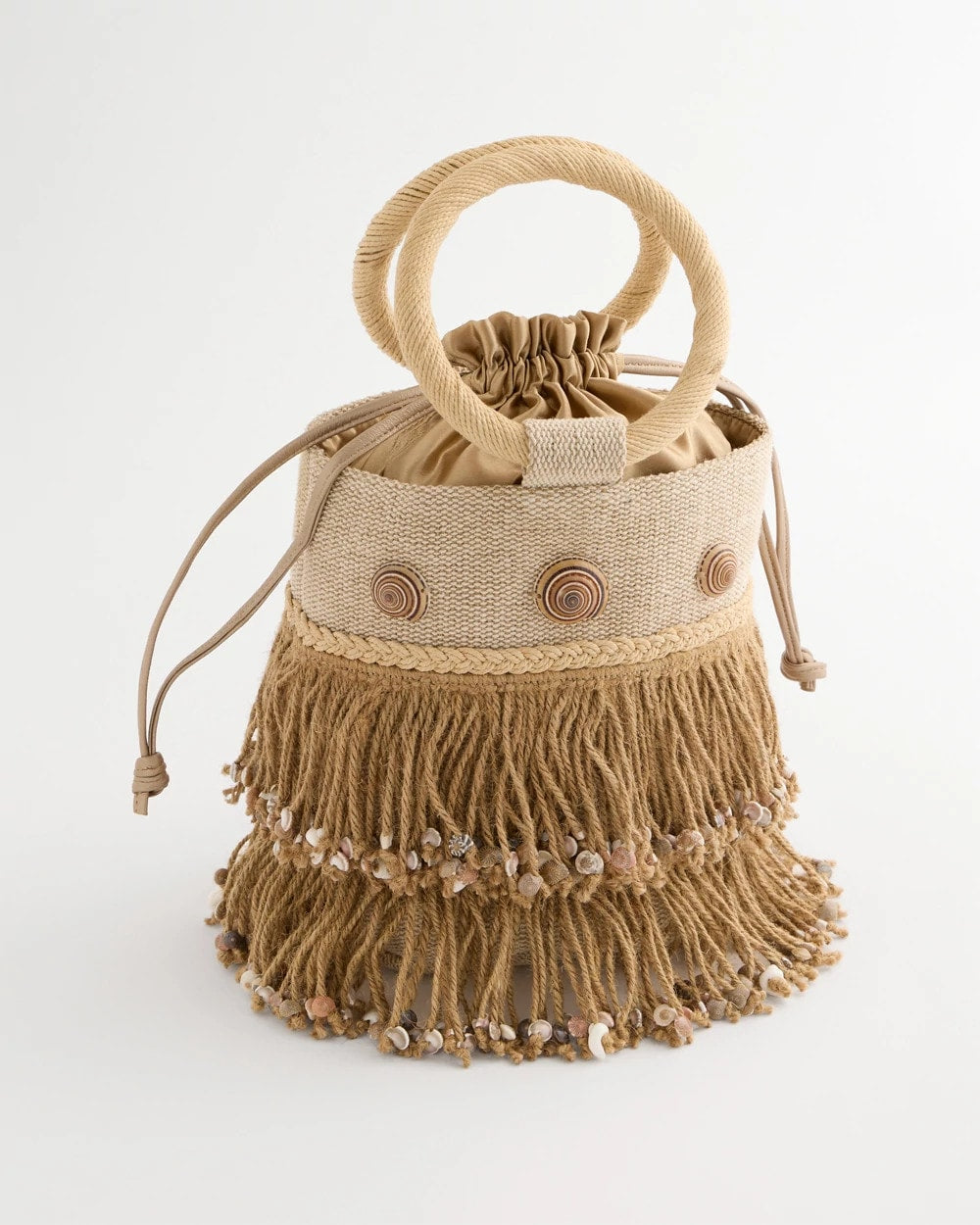 Chico's Recommended - Chico's Originals Bamboo Bucket Bag Natural