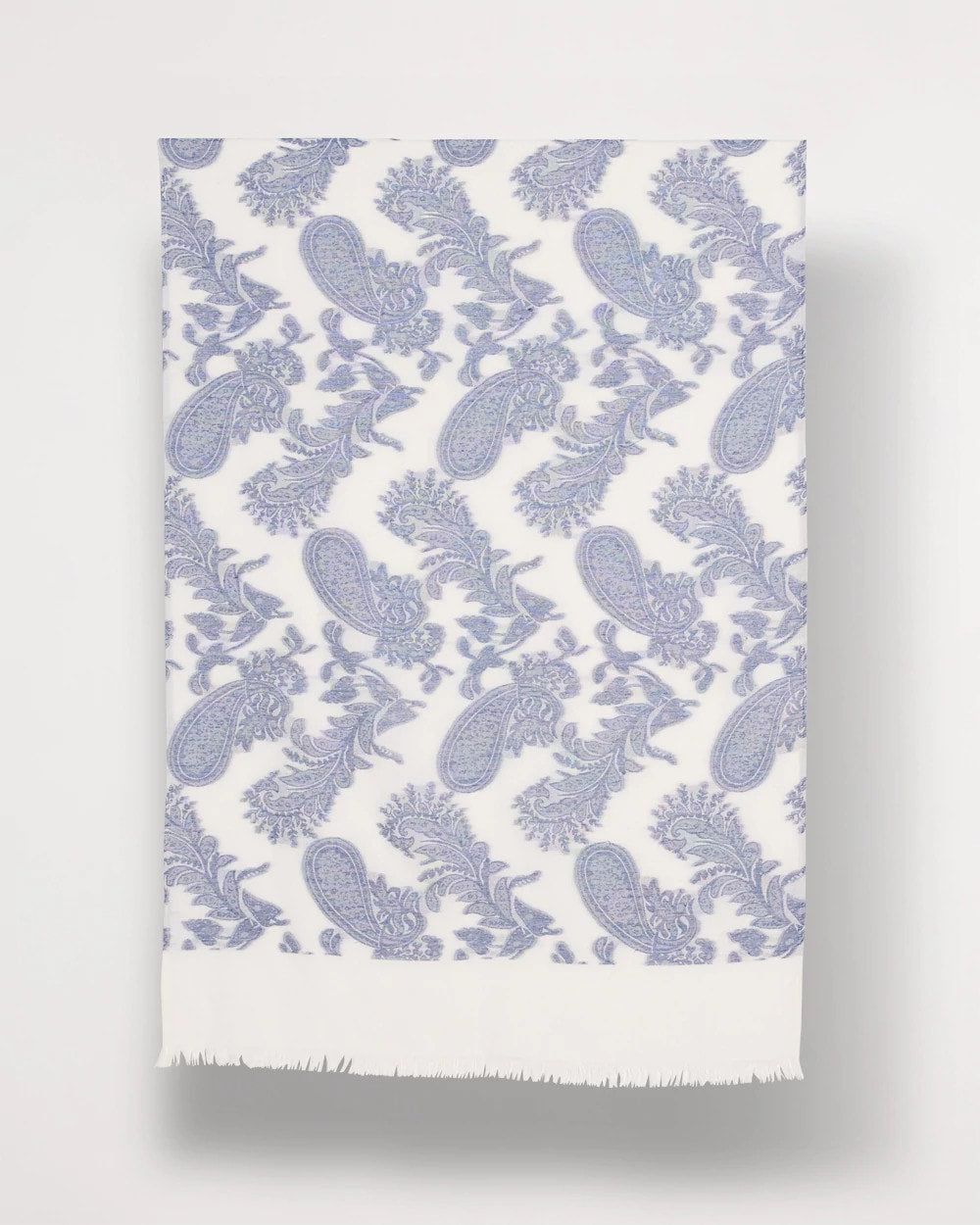 Chico's Great Value - Paisley Jacquard Oblong Scarf Neutral