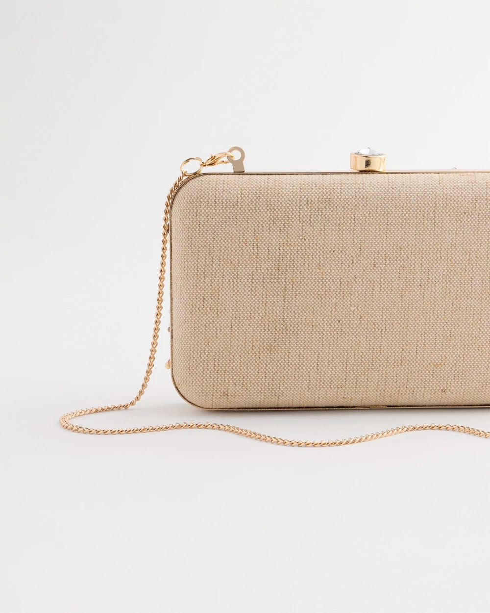 Chico's Latest - Shell Embellished Clutch Natural