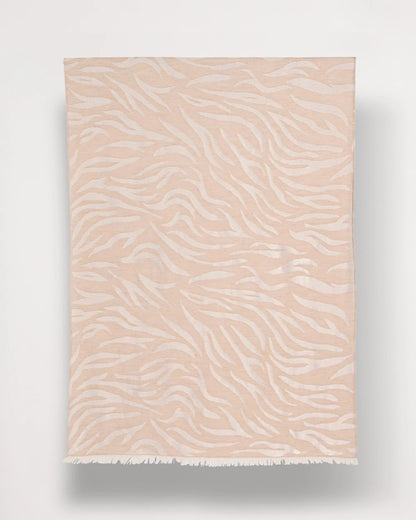 Chico's Exclusive - Neutral Zebra Jacquard Oblong Scarf Neutral