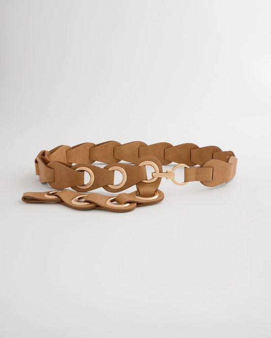Chico's Essential - Grommet Belt Brown