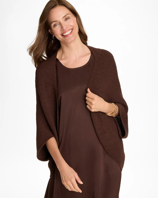 Chico's Value - Knit Cocoon Deep Brown