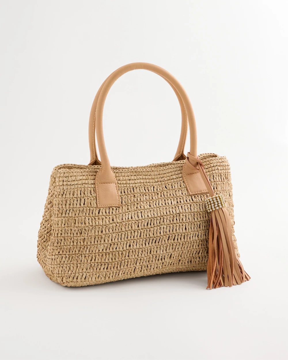 Chico's Deals - Chico's x Romi Tokyo Handbag Natural