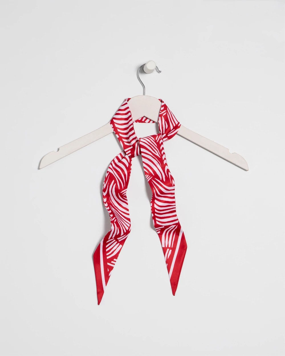 Chico's Exclusive - Printed Skinny Scarf Cherry Lush