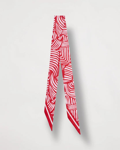 Chico's Exclusive - Printed Skinny Scarf Cherry Lush