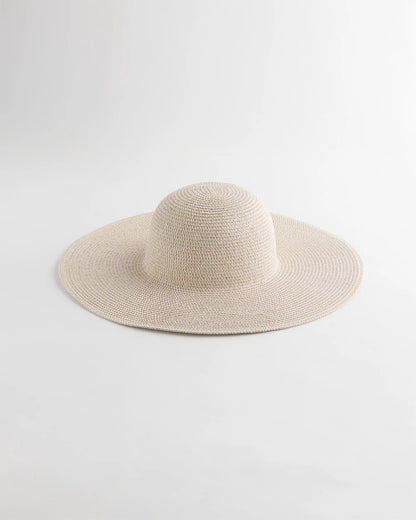 Chico's Classic - Metallic Straw Sun Hat Neutral