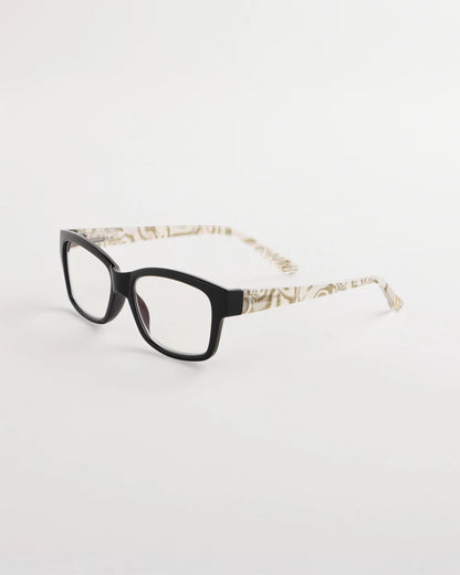 Chico's Quality - Black Square Shell Readers Black