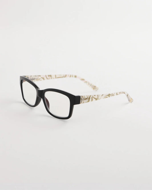 Chico's Quality - Black Square Shell Readers Black