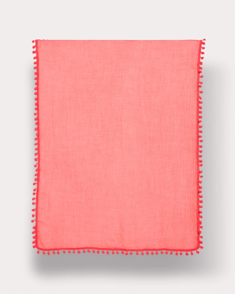 Chico's Best Price - Pom Pom Oblong Scarf Calypso Coral