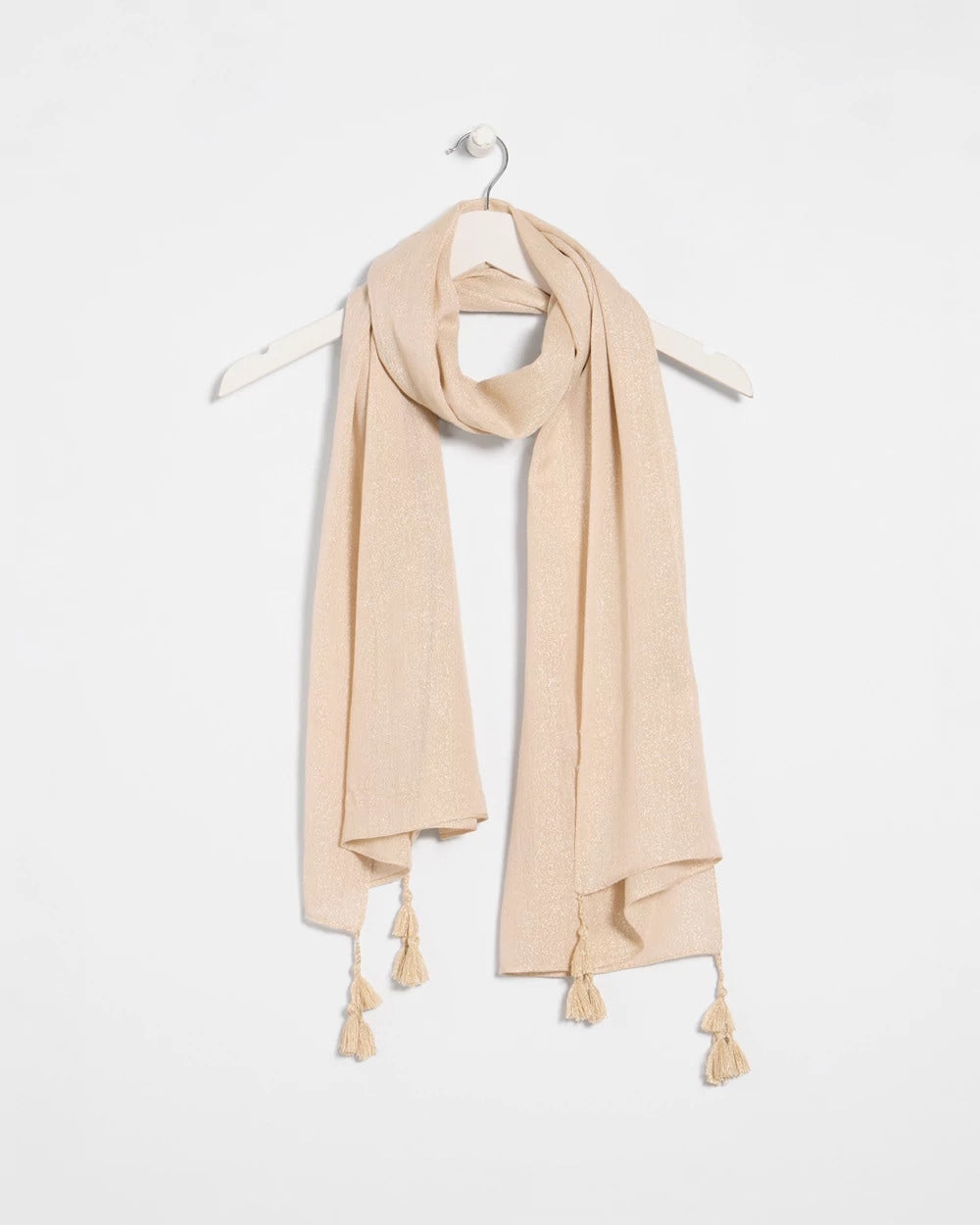 Chico's Deals - Lurex Oblong Scarf Neutral