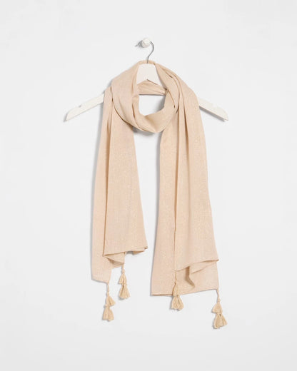 Chico's Deals - Lurex Oblong Scarf Neutral