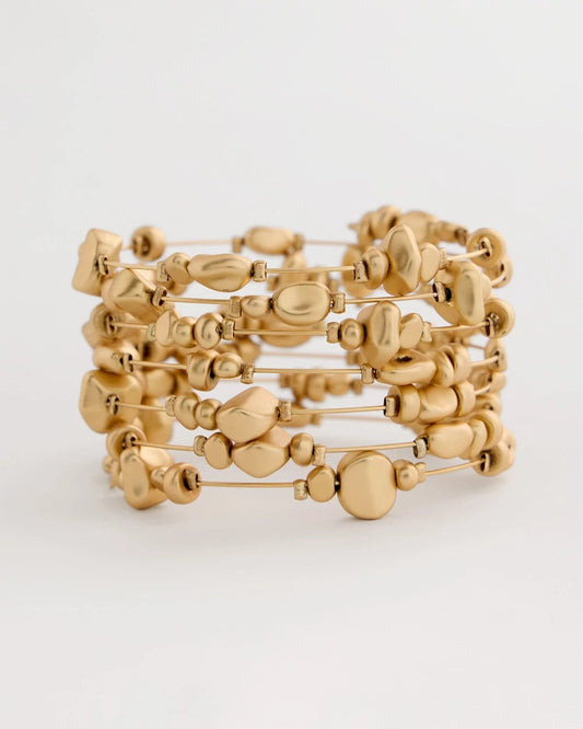 Chico's Trusted - Goldtone Coil Bracelet Gold