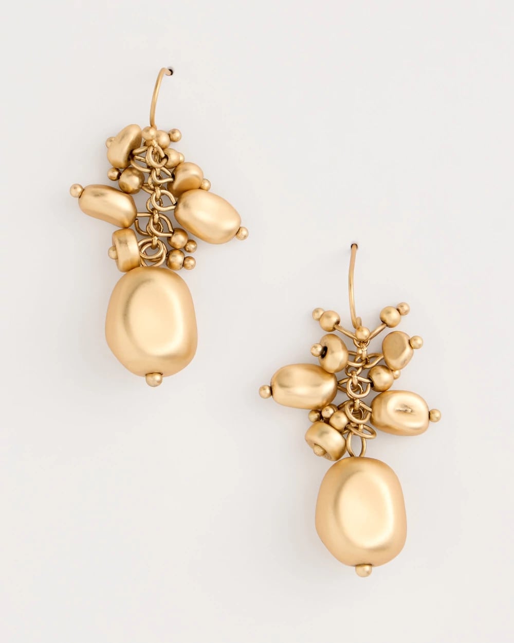 Chico's Everyday - Goldtone Cluster Earrings Gold