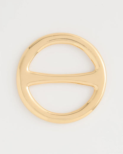 Chico's Hot Sale - Golden Round Scarf Ring Gold