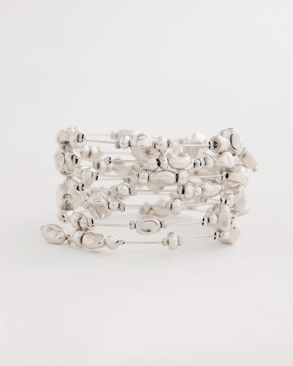 Chico's Sale - Silvertone Coil Bracelet Silver