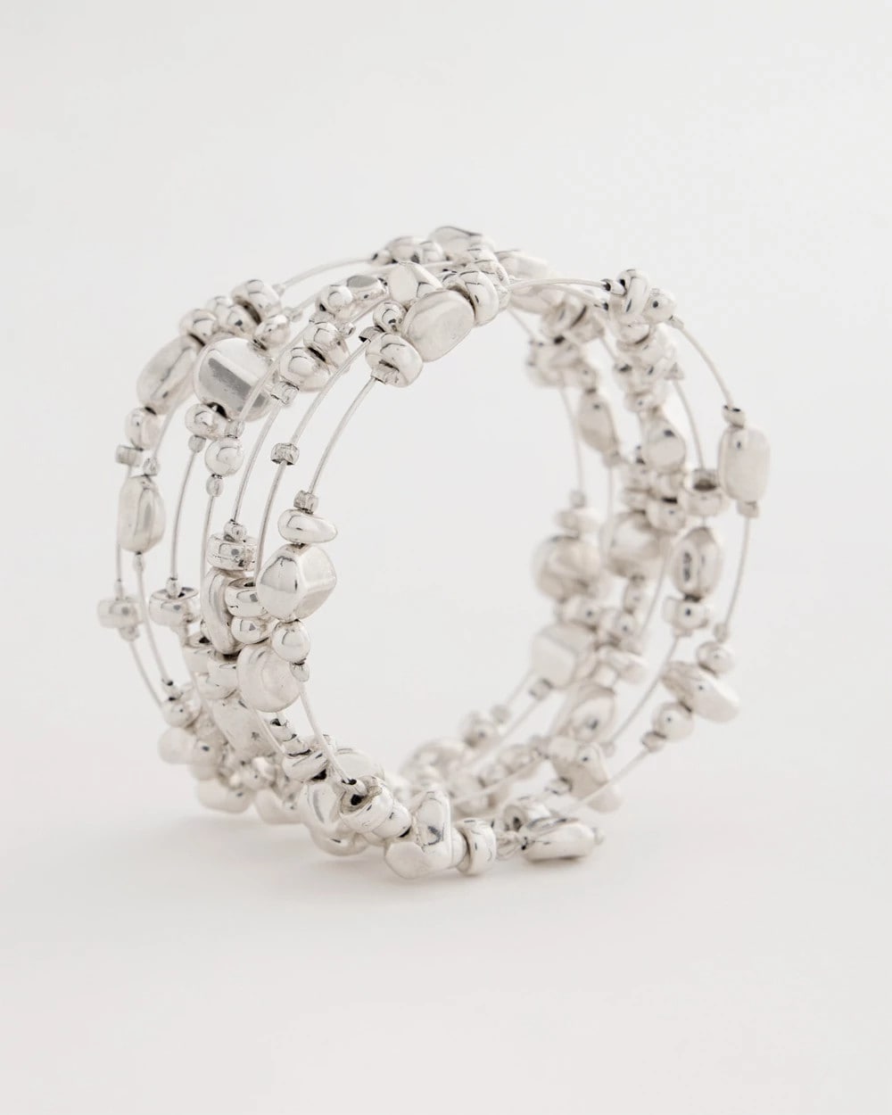 Chico's Sale - Silvertone Coil Bracelet Silver