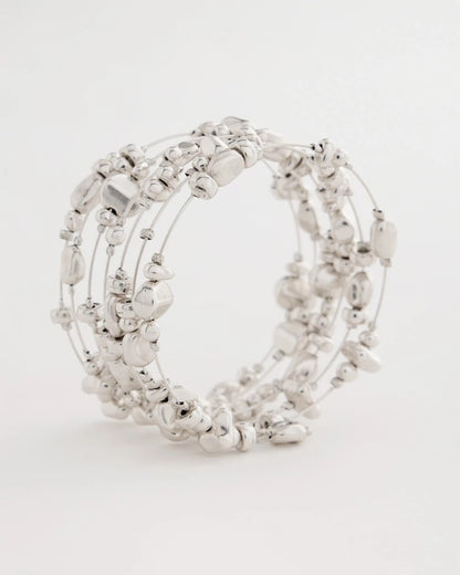 Chico's Sale - Silvertone Coil Bracelet Silver