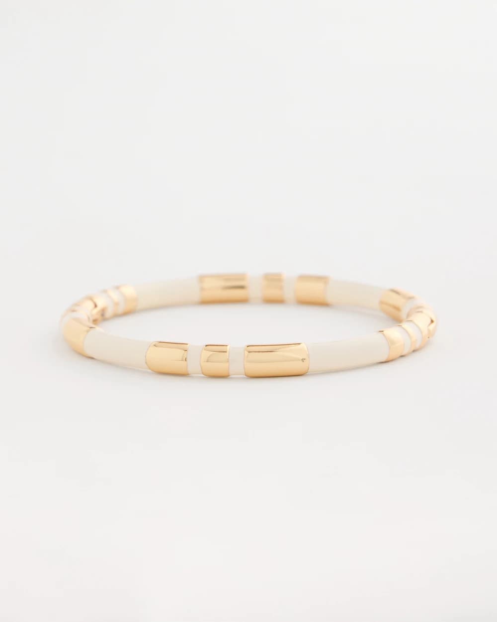 Chico's Smart Buy - White Enamel Hinge Bangle White