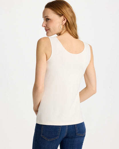 Chico's Great Value - Microfiber Tank Ecru