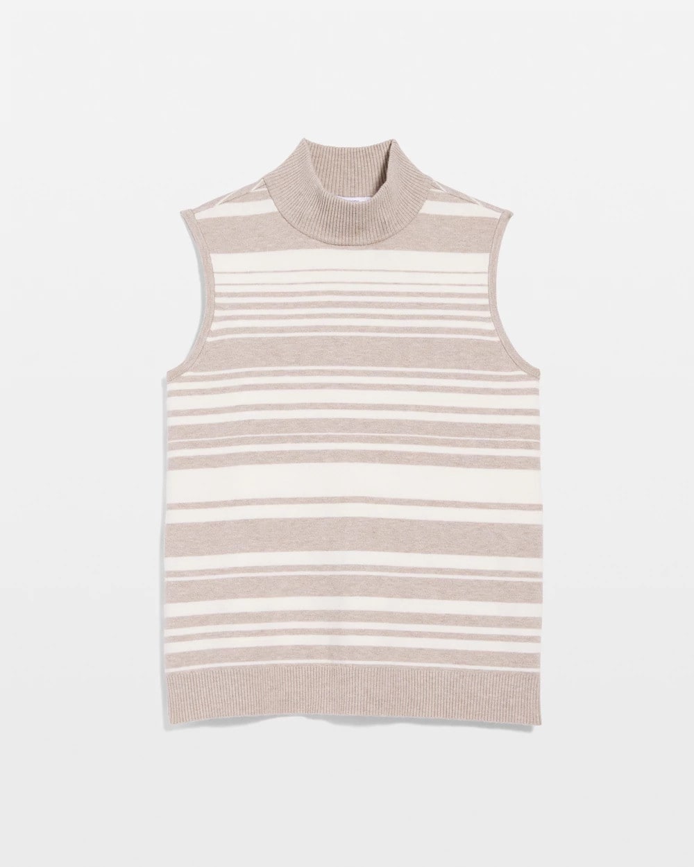 Chico's Essential - Zenergy® Luxe Cashmere-Blend Cap-sleeve Top Helium Faux Heather