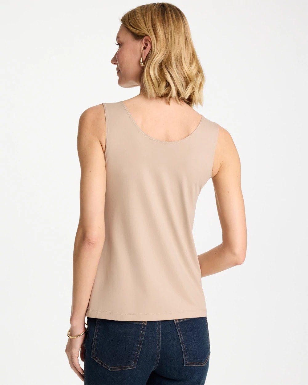 Chico's Customer Favorite - Microfiber Tank Soft Latte