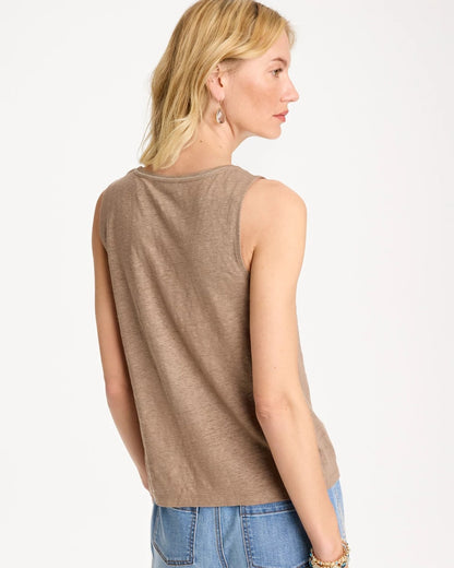 Chico's Smart Buy - Linen Tank Topaz Smoke