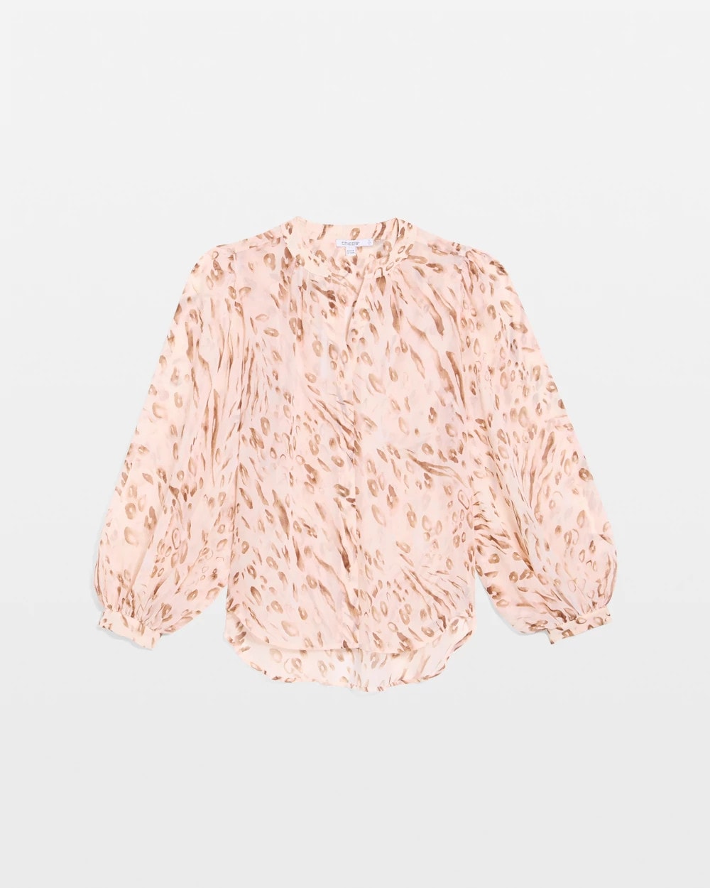Chico's Top Pick - Georgette Soft Spots Blouse Sweet Blossom