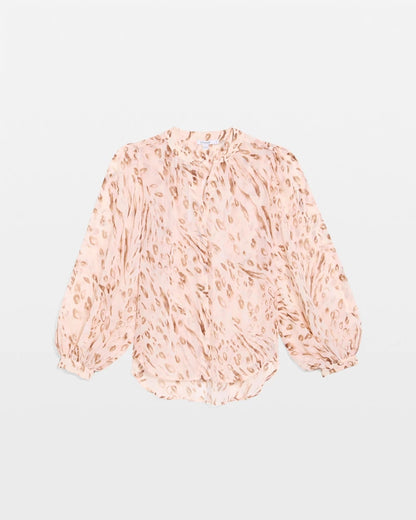 Chico's Top Pick - Georgette Soft Spots Blouse Sweet Blossom