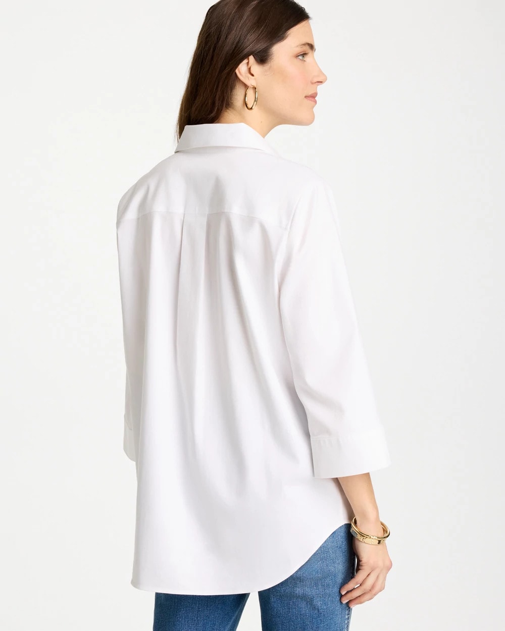 Chico's Featured - No Iron™ Stretch Popover Tunic Optic White