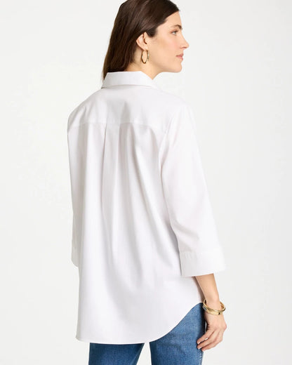 Chico's Featured - No Iron™ Stretch Popover Tunic Optic White
