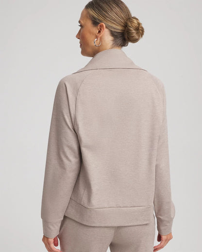 Chico's Premium - Zenergy® Cloud Half-Zip Pullover Top Rocky Mountain