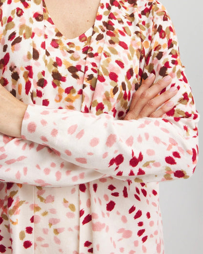 Chico's Everyday - Ombré Printed V-Neck Cardigan Multi