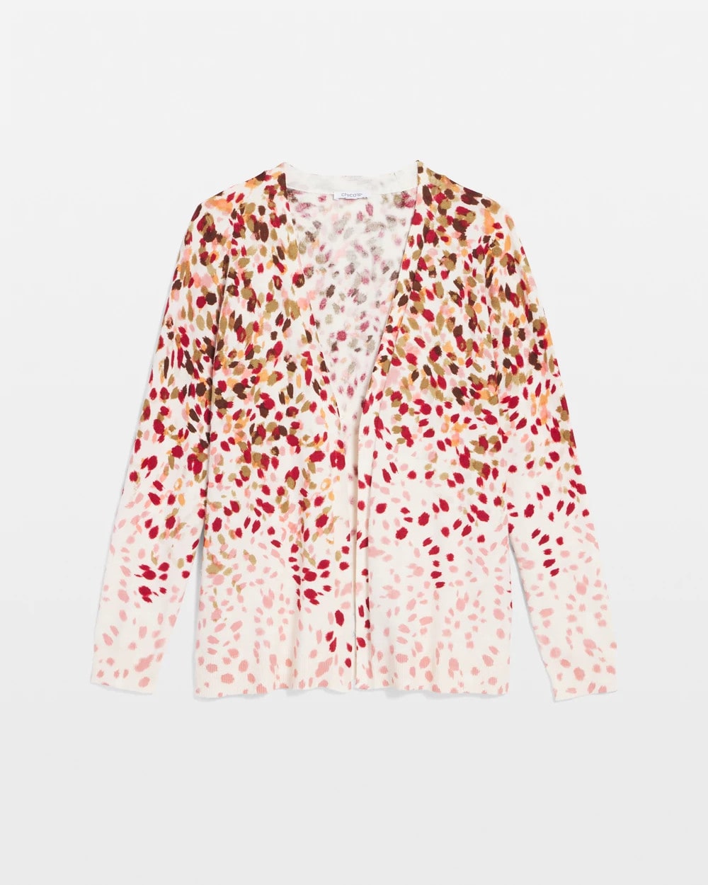 Chico's Everyday - Ombré Printed V-Neck Cardigan Multi
