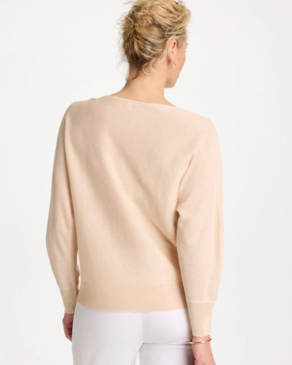 Chico's Top Pick - Embroidered 3/4 Sleeve Sweater Neutral