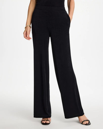 Chico's Best Seller - Petite Travelers™ Wide-Leg Pocket Pants Travelers Black